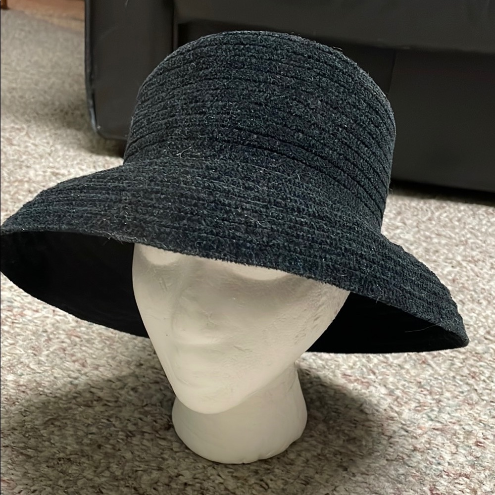 Vintage chenille Black Women's Hat